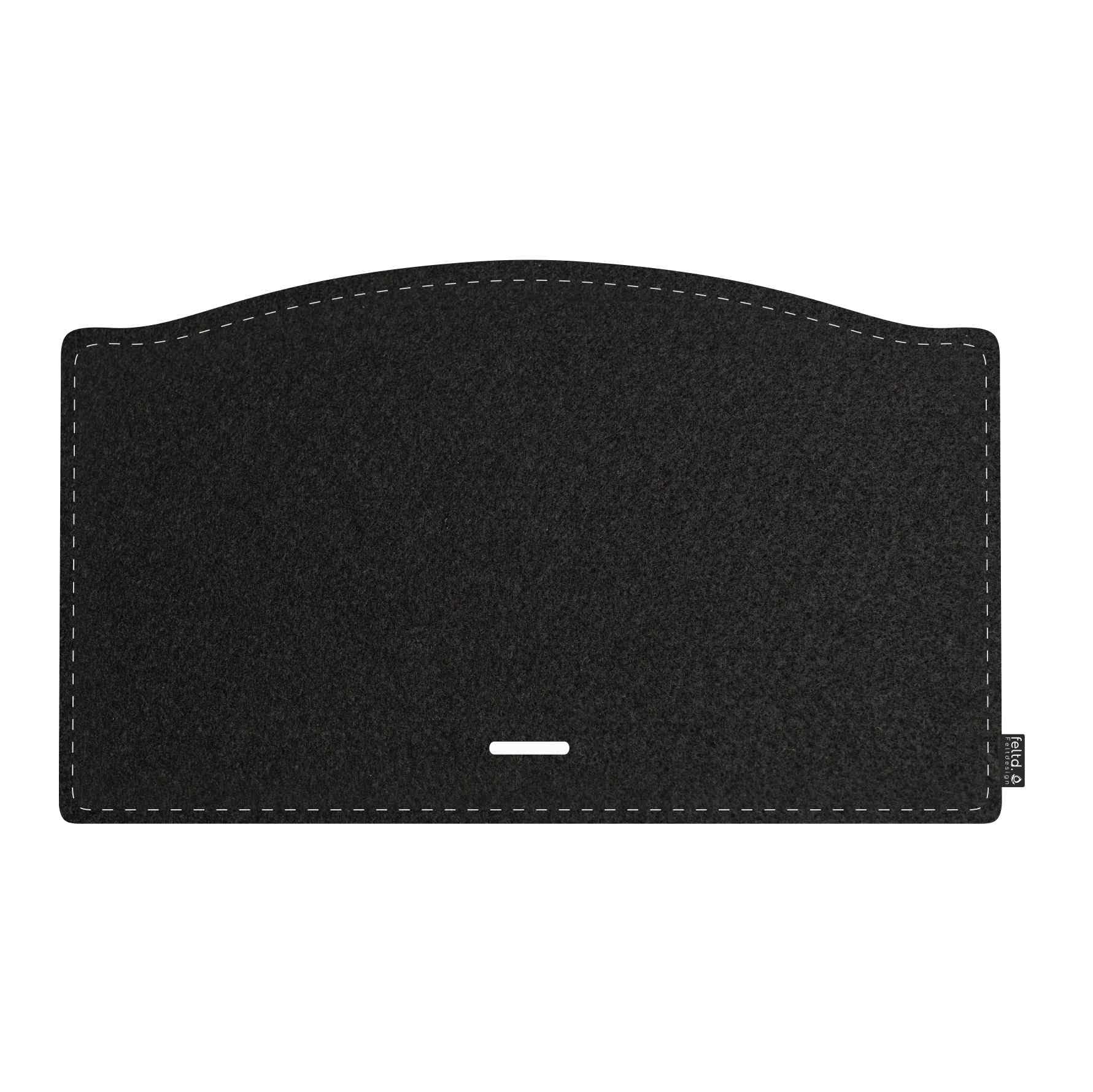 Feltd. Padded Eco Felt Cushion 23 mm Suitable for Stokke Tripp Trapp Including Velcro Fastening (Black)