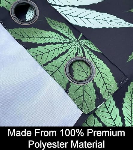 Miniatura 5 de Home Must Haves Manta de cama suave de microfibra de felpa con hojas de marihuana