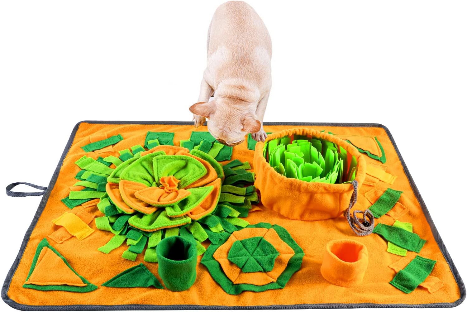 ZeiLaHao Snuffle Mat for Dogs, Durable Dog Nose Work Feeding Mat, Non-Slip Sniff Mat for Dogs, Slow Feeder, Pet Feeding Mat Dog Food Mat…