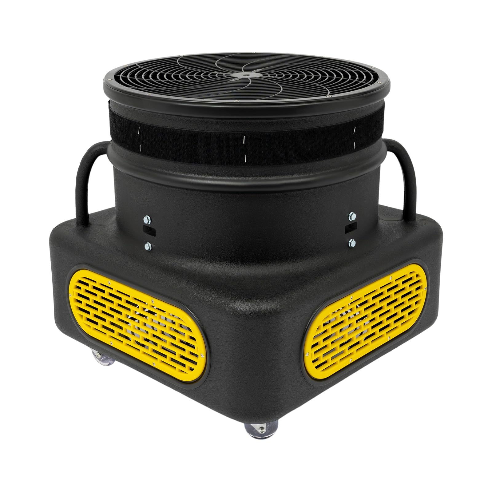 Soffiatore d'aria Puppet Ballerin Blower 750 W per ballerina di bambole alta 5 – 7 m 2800 RPM ventilatore elettrico con 4 ruote per eventi e presentazioni di negozi, compleanni, feste (nero)