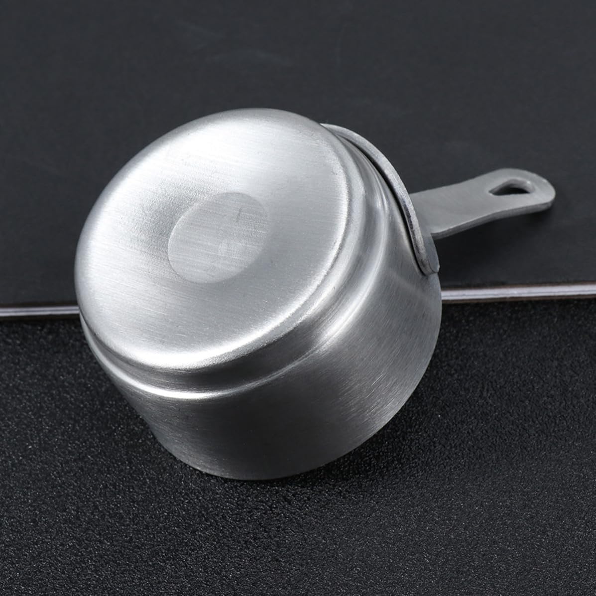 Stainless Steel Soup Pot Silver Rustproof with Handle, Mini