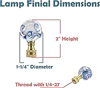 Vista 2 de Aspen Creative 24034-21 - Accesorio de iluminación y lámpara de remate, 1 paquete, espiral azul