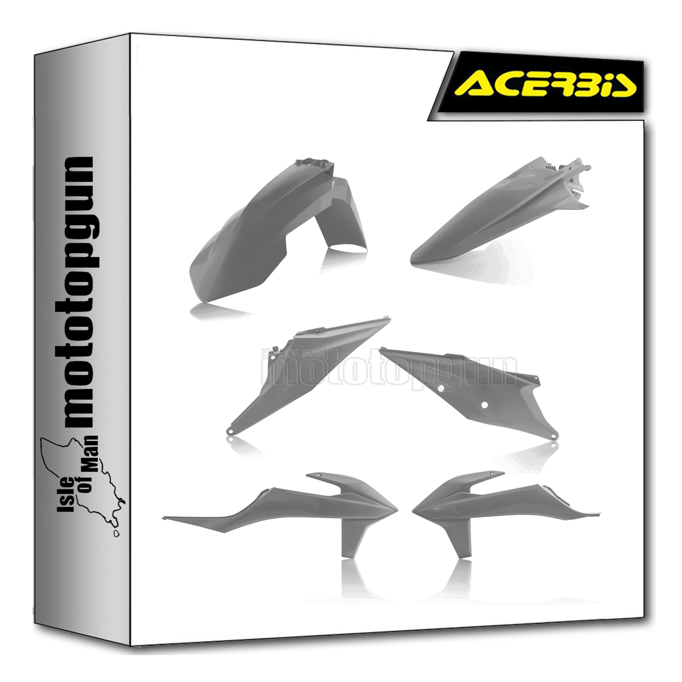 Cache carenage gris Acerbis compatible KTM XC-F 450 2019
