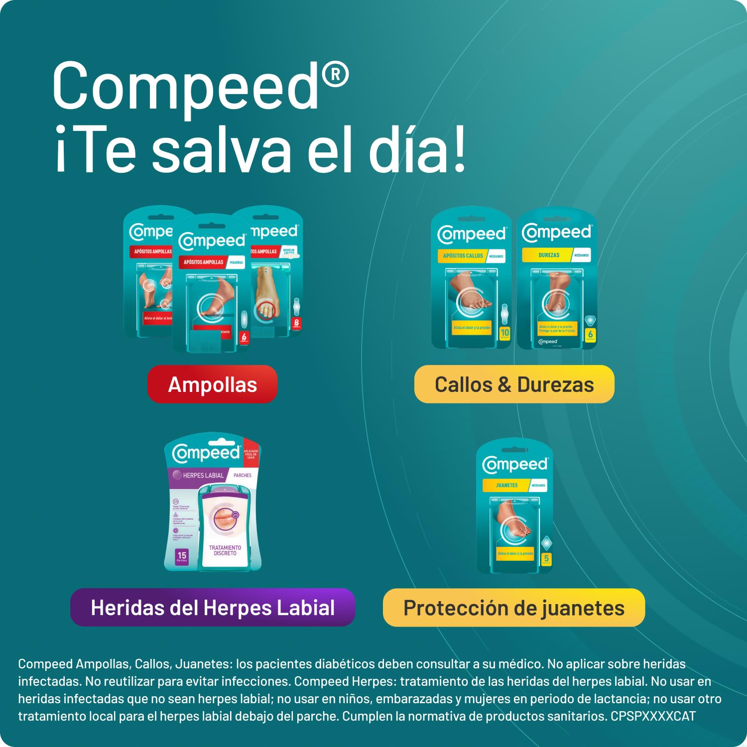 COMPEED Ampollas Surtido, Apósitos Hidrocoloides Contra Rozaduras, Pack 2 x 6 uds. — view 7