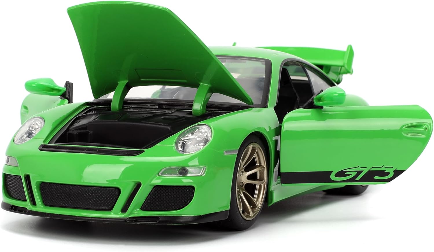 Jada Toys Fast & Furious 1:24 Scale Die-Cast 2007 Porsche 911 GT3 – Opening Doors, Detailed Interior, Rubber Tires – Collectible for Ages 8+ – Authentic from Fast X