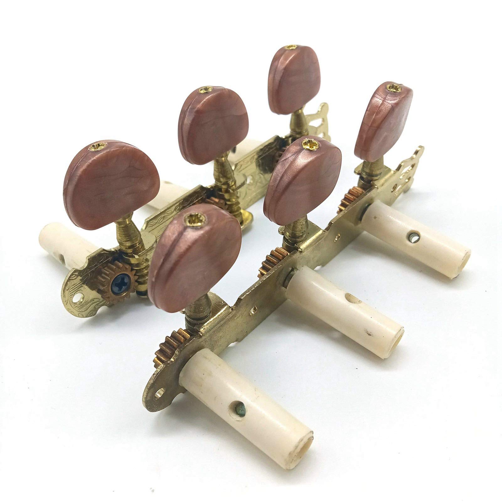 Meccaniche Per Chitarra Classica 3 In Linea L+R, Testine - Foto 8