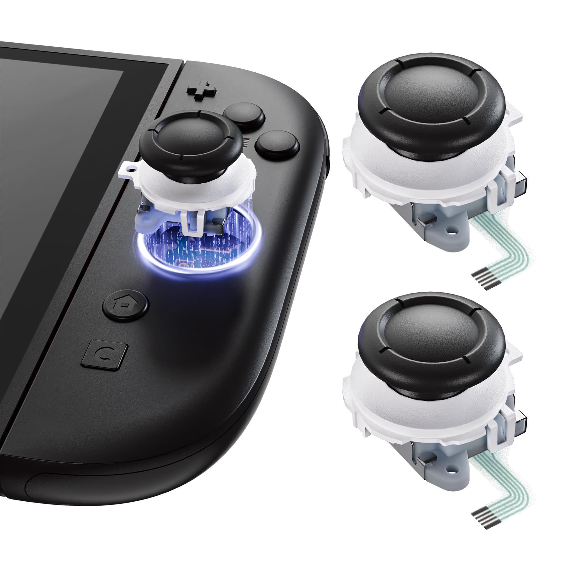 m*様 joystickTACOSENBEY ジョイスティック　タコセンベイ Amazon.com: eXtremeRate Replacement 3D Joystick for Nintendo