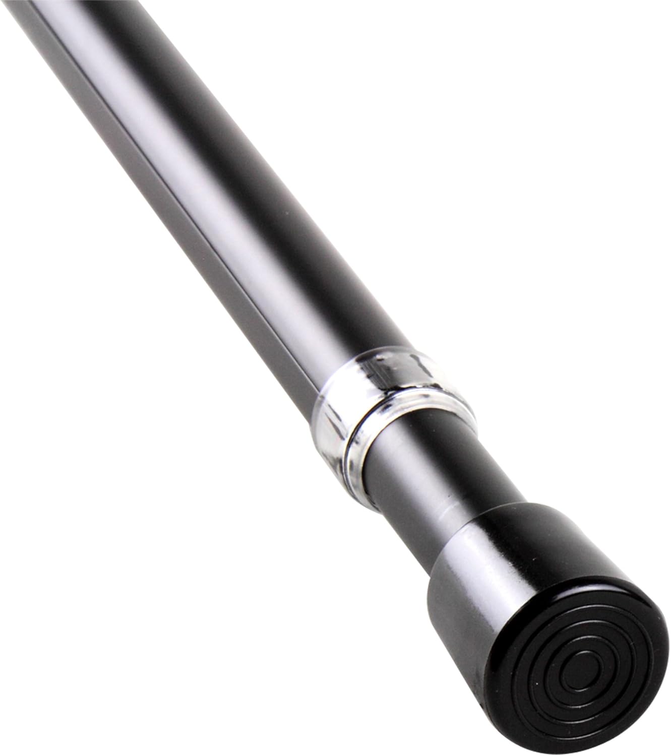 A&F Rod Décor - 3/4" Spring Tension Rod, 48-84 inch - Black