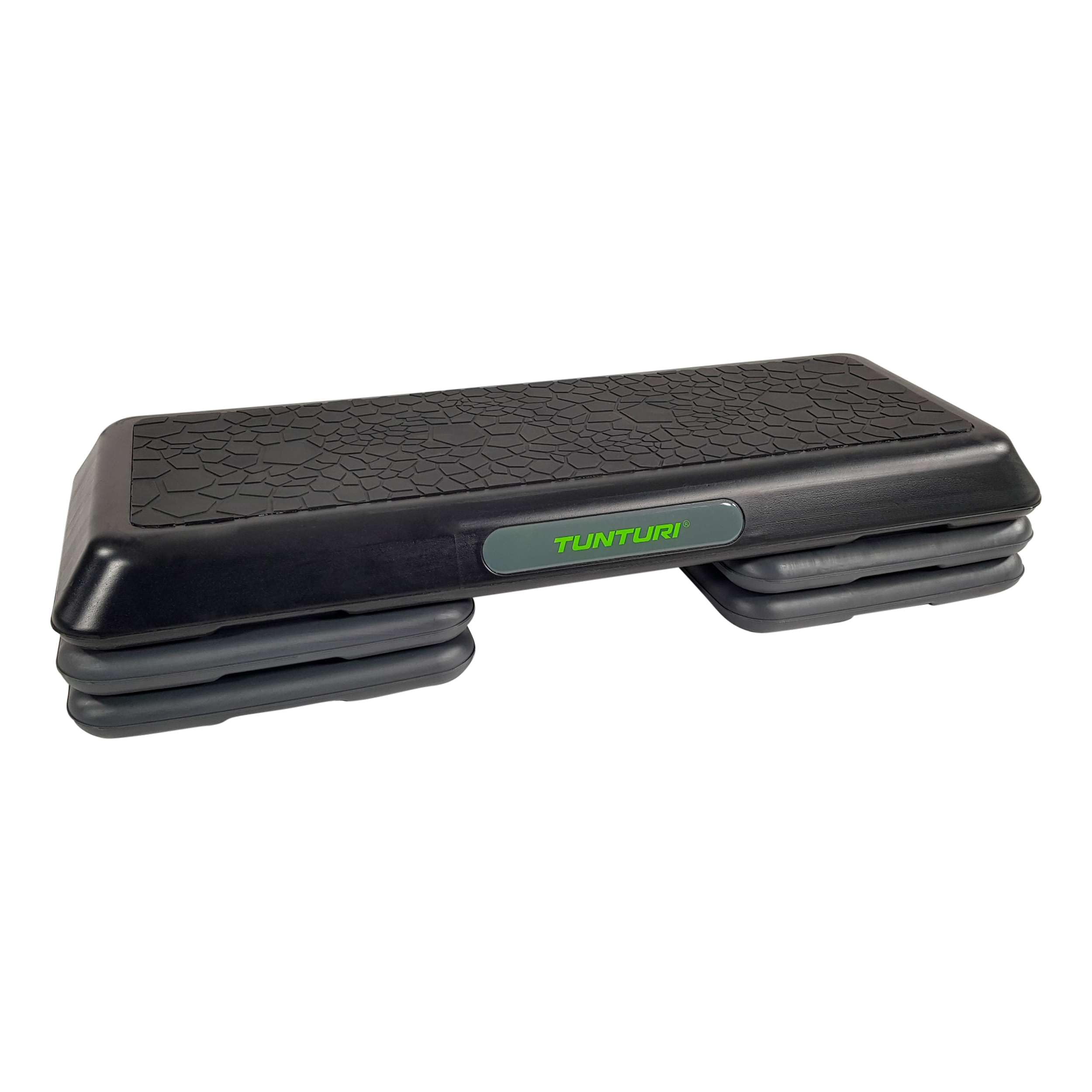 Tunturi Verstellbarer Aerobic Stepper, Step Bank, XXL, 3 Stufen, rutschfest
