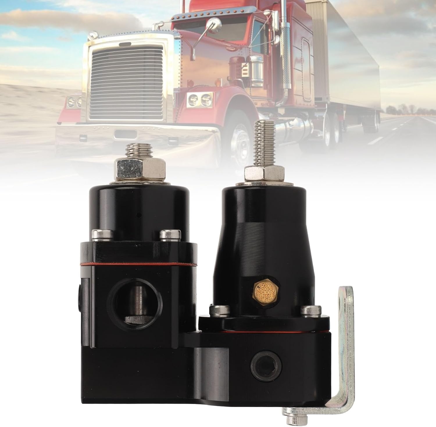 Generic Fuel Pressure Regulator, Metal Construction Fuel Pressure Regulator Carburetor Adjustable Fuel Pressure Regulator 13220 for EFI to Carburettor Conversion Car Truck, Generict4yzrd6eg3