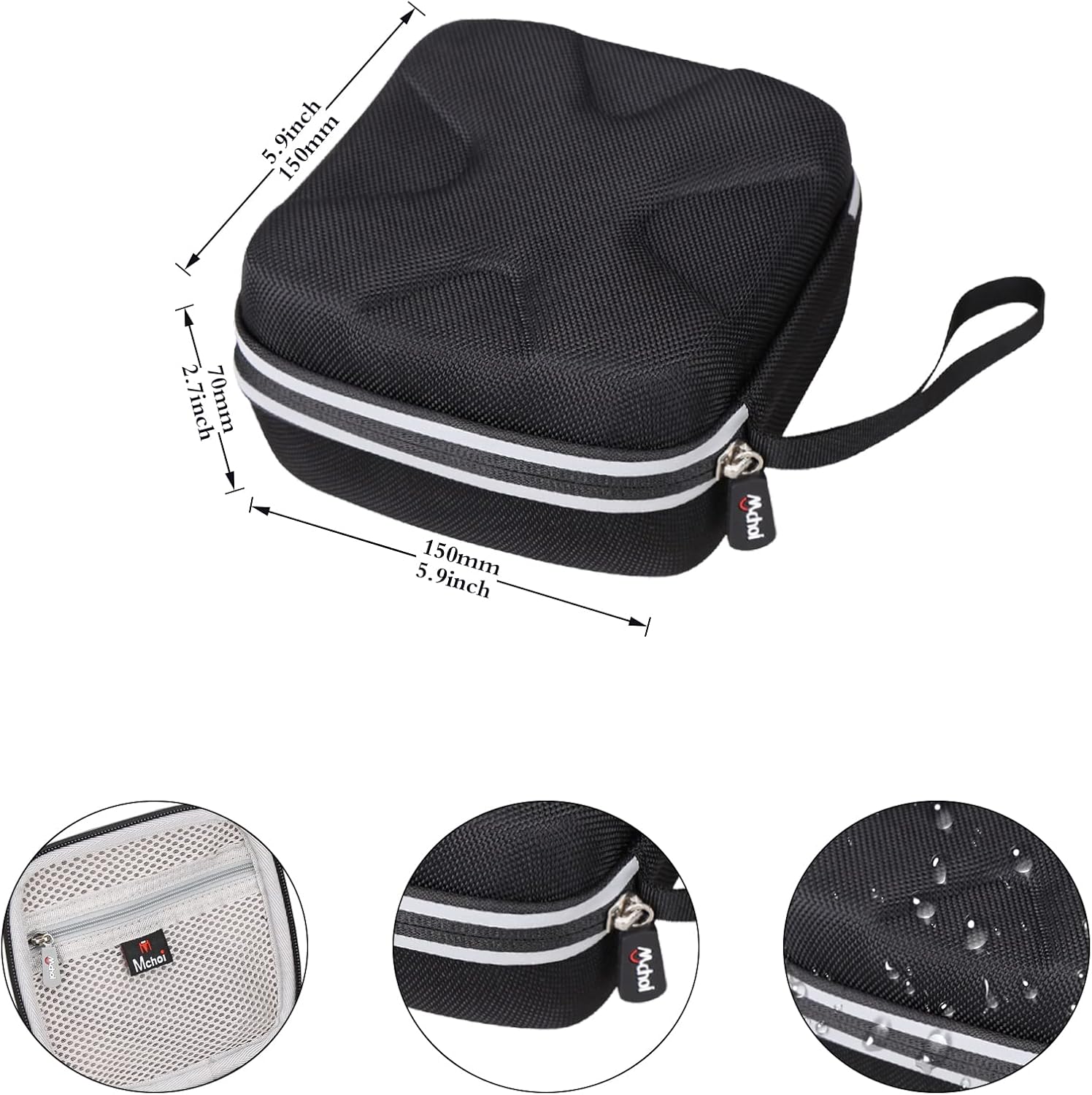 Mchoi Shockproof Carrying Case Fits for Sony - HDRCX405/HDRCX455, kimire, Canon VIXIA HF R80/R800/R700 Digital Camera Recorder, Case Only