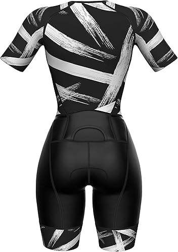 Miniatura 4 de Sparx Aero Triatlón Traje Mujer Manga Corta Tri Traje Mujer Correr Natación Ciclismo Skinsuit