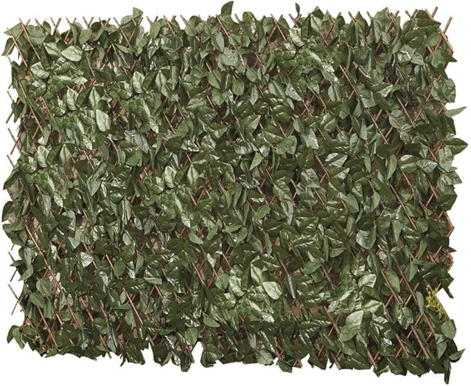 Artificial Ivy Hedge Trellis 1 x 2m Expandable Privacy Screening Panel