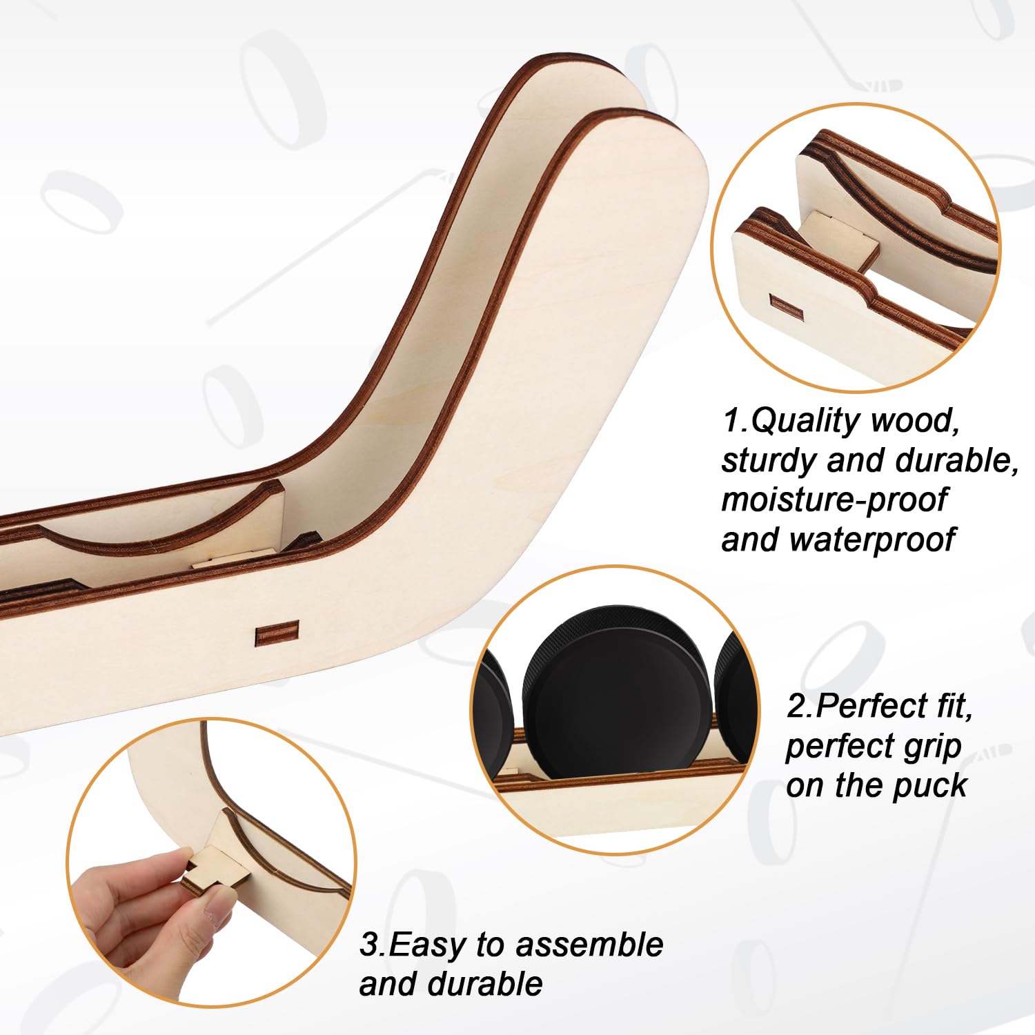Anneome Espositore Per Dischi Da Hockey Supporto Per Dischi Da Hockey