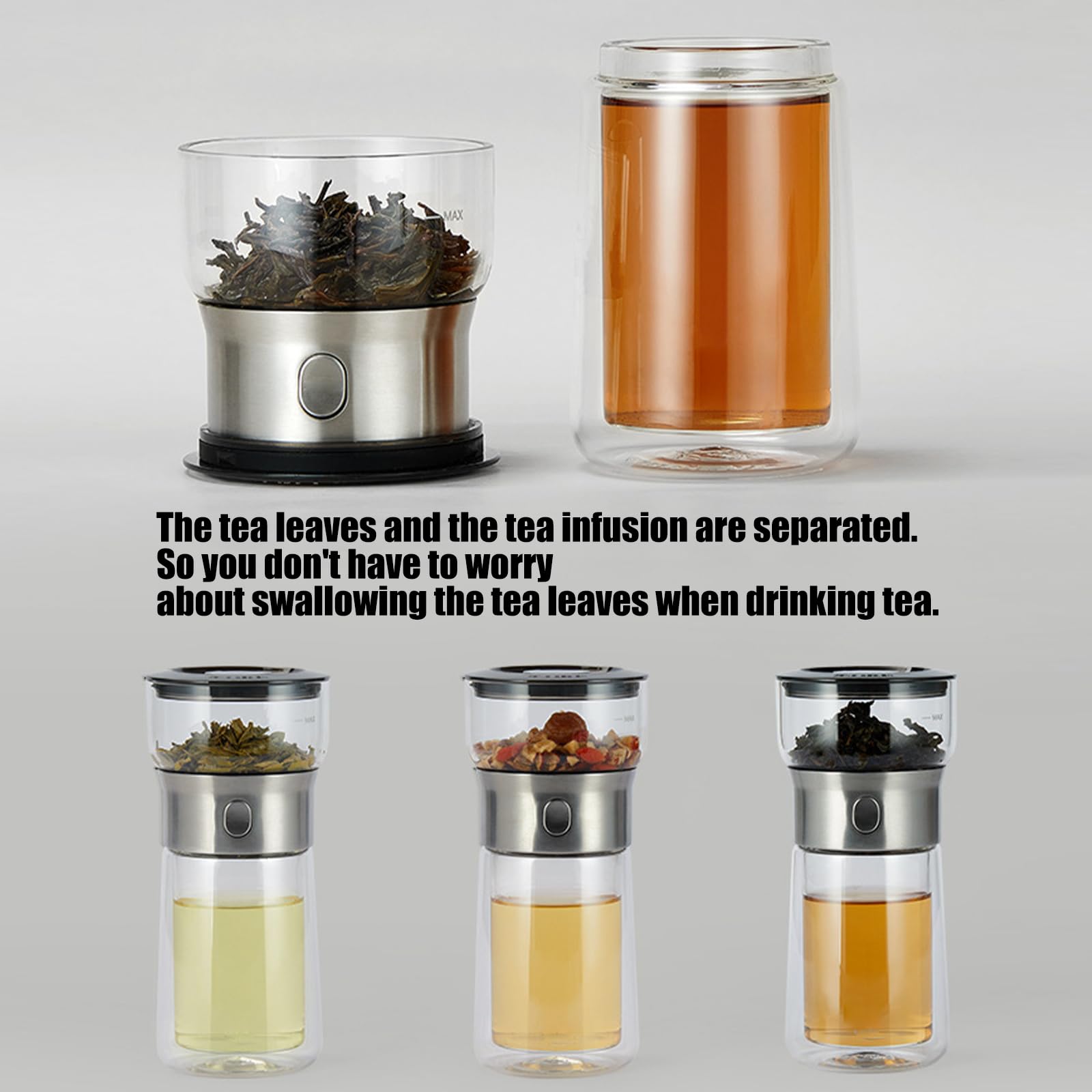 Taza Infusora de té Lista para presentar Que resalta la Estructura de elaboración de Cerveza con Grifo Simple, excelente para los Amantes del té Regalo