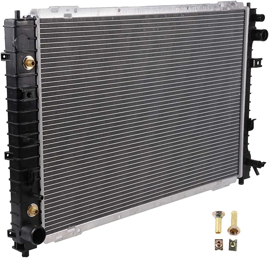 OCPTY Engine Coolant Radiator Compatible with 2001-2007 for ford Escape,2001-2006 for Mazda Tribute,2005-2007 for Mercury Mariner #Replace 2307 Aluminum Automotive Replacement Engine Radiators