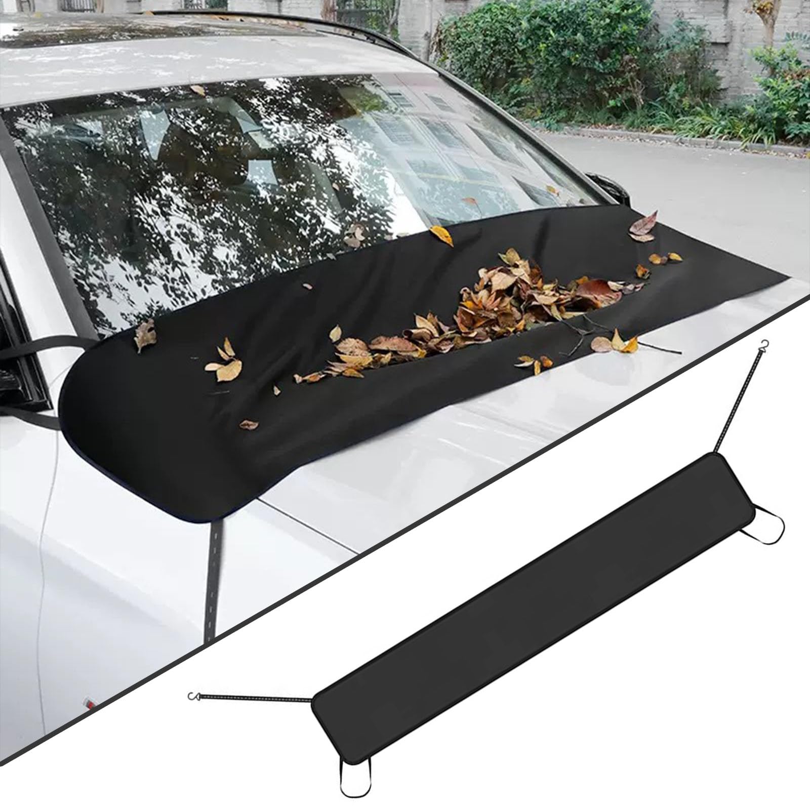 Tryagat Windscreen Cover for Citroen C3 2025, Leaf Guard Car Shield Waterproof Tear Resistant Sunshade Frost Protector,M