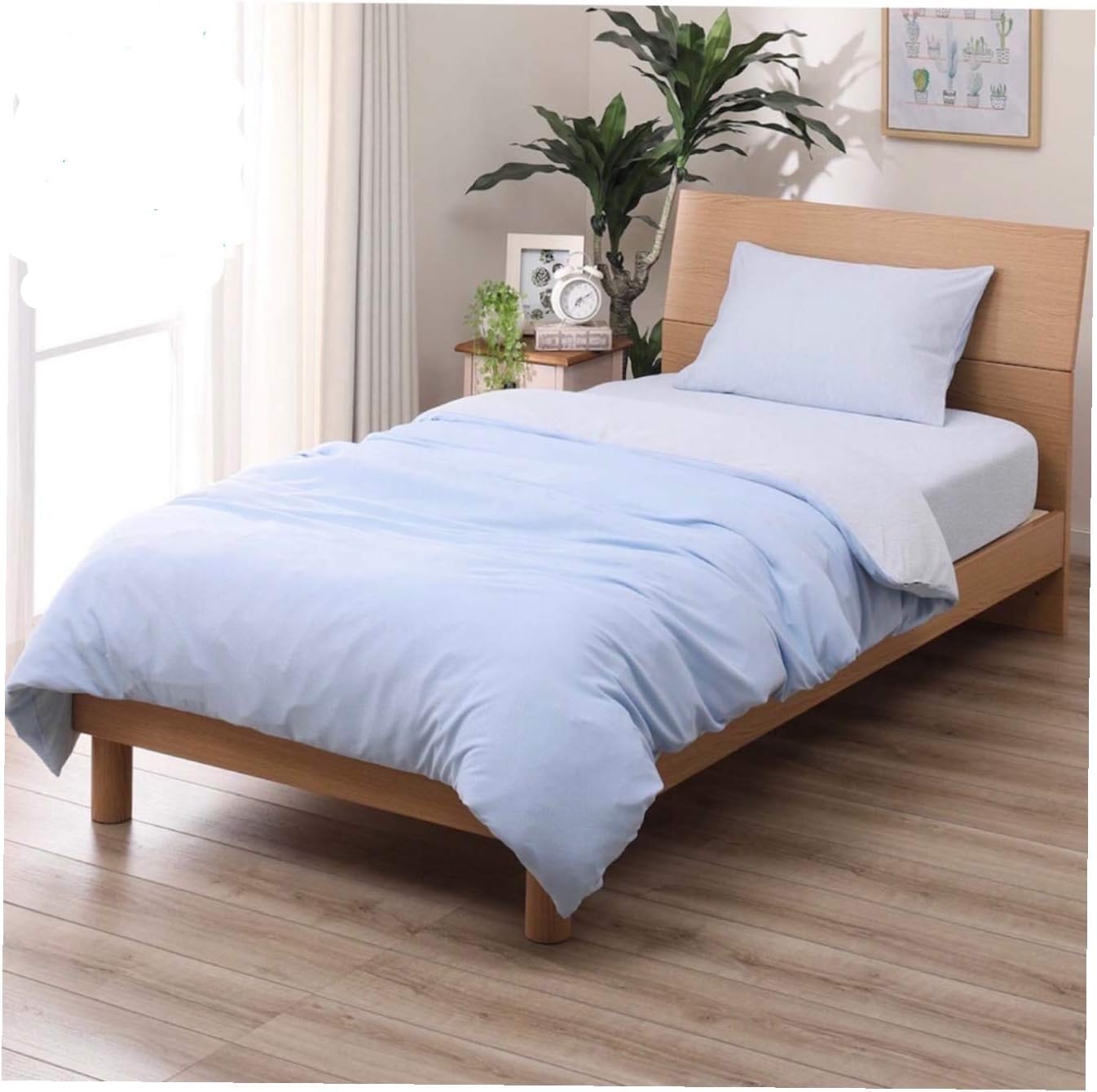 Amazon ニトリ Nクール 掛けふとんカバー ダブル 190 210cm ブルー ひんやり 接触冷感 年 ケットにも使える 掛けふとん カバー オンライン通販