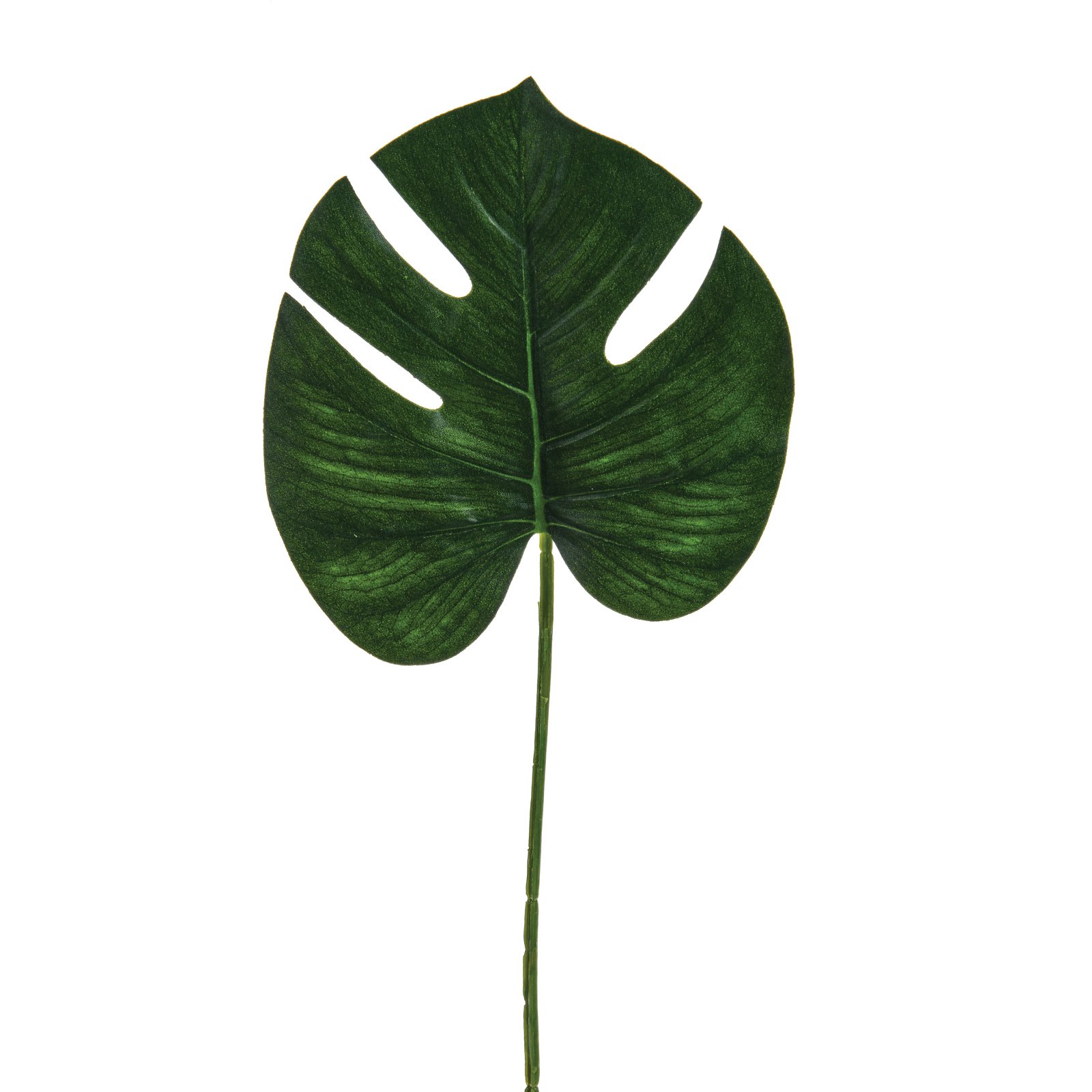 60cm/24 Inch Tall Single Artificial Monstera Cheeseplant Leaves Pack of 6
