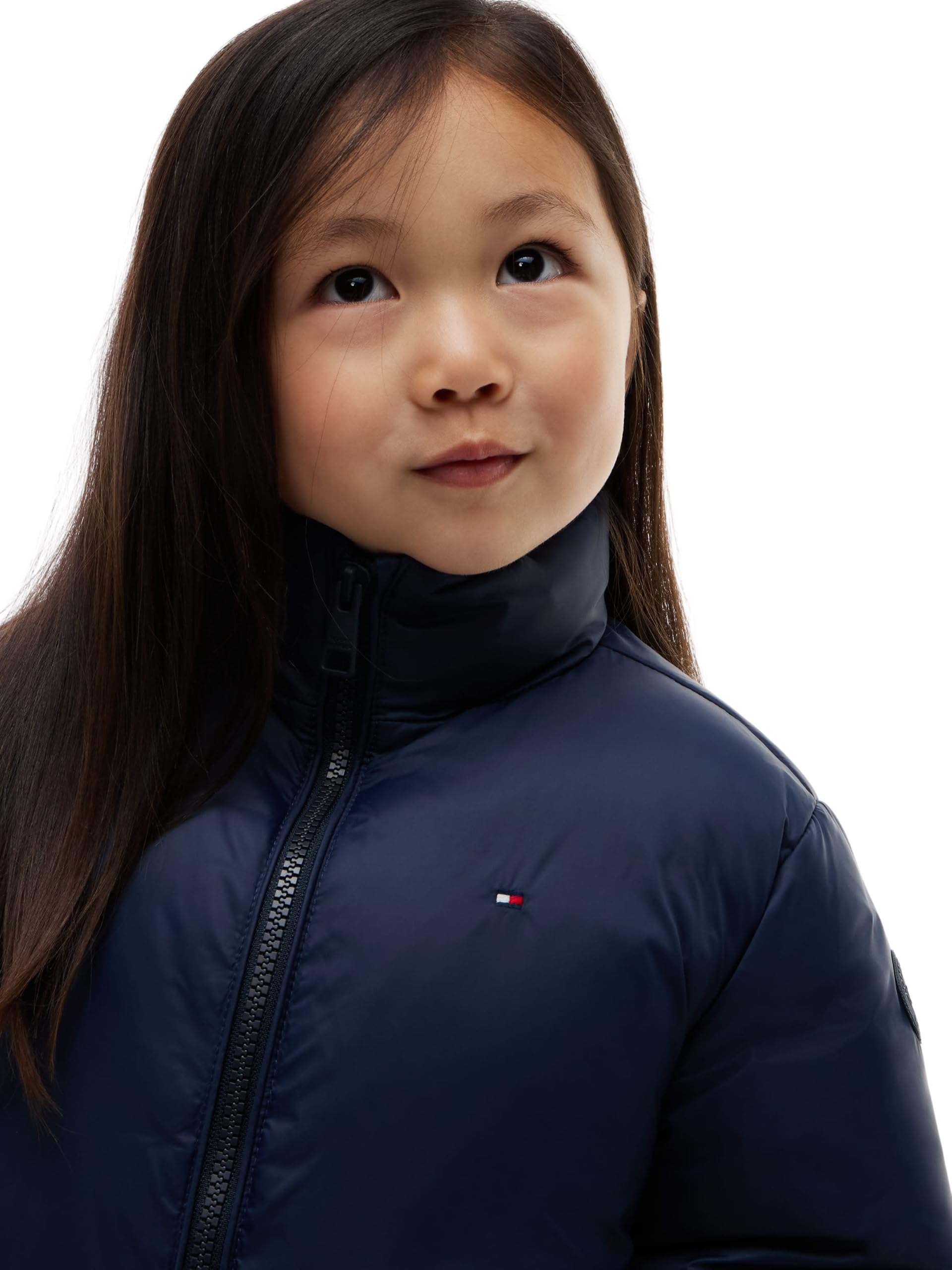 Tommy Hilfiger Kids Gender Inclusive Lu Packable Puffer Jacket KS0KS00783 Puffer Jacket, BLUE, 18 Month