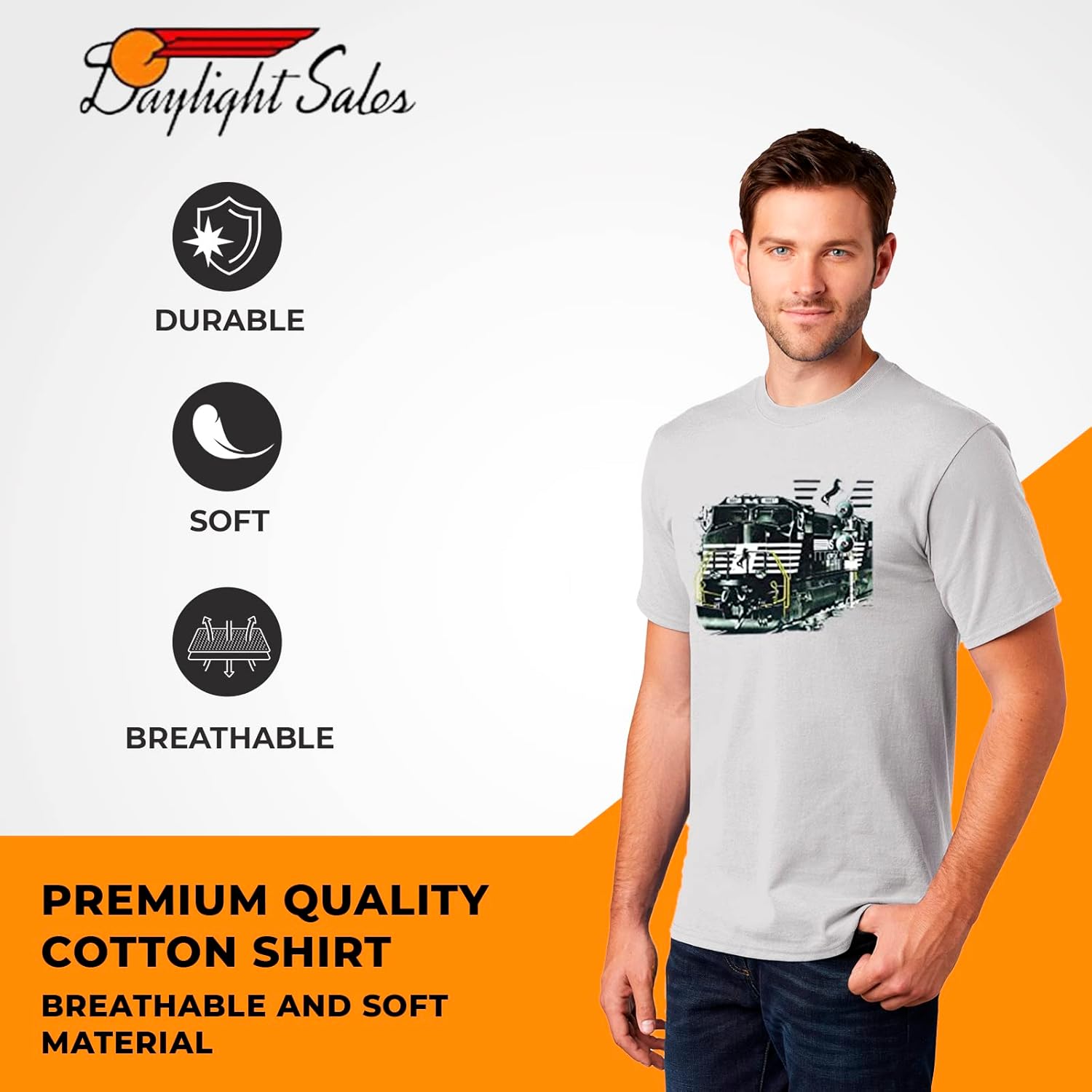 Daylight Sales Norfolk Southern Authentic Railroad T-Shirt Tee Shirt [20008] - Image 3