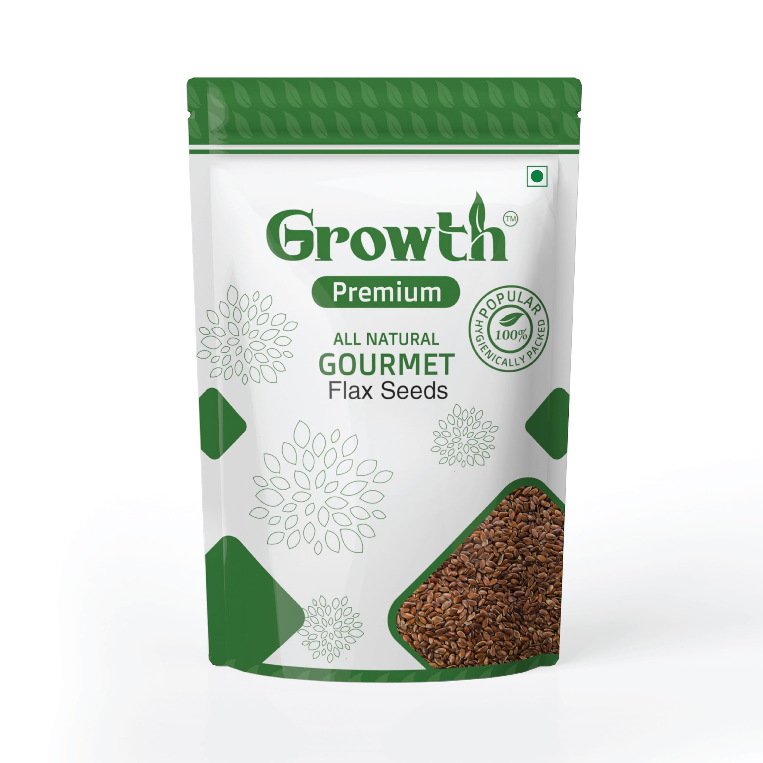 GROWTH premium Flax Seeds 500gms (Alsi Seed) - High in Fiber, Omega 3 Fatty Acids, Protein and Vitamin B1 | Flax Seeds for Eating | Brown Flax Seed (500gm) (B0D4YR8Y57) Amazon Price History, Amazon Price Tracker