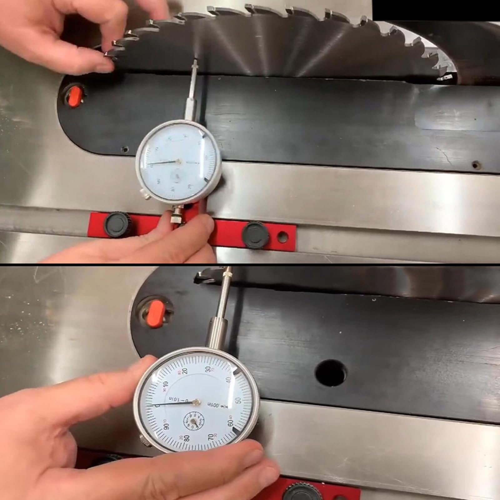 Gehrungslehre zum Ausrichten und Kalibrieren von Werkstattmaschinen, Tischanzeigen, Messgerät, Aluminium, Ausrichtung von Holzbearbeitungswerkzeugen