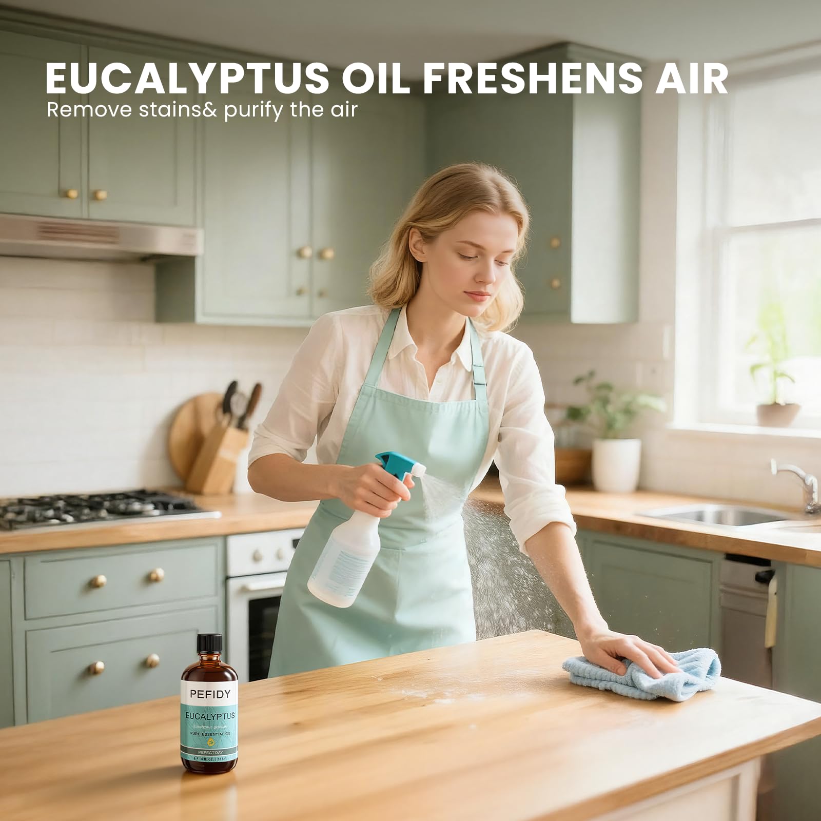 olio essenziale eucalipto 118ml - 100% naturale- Per Aromaterapia, Massaggi, SPA, Cura della Pelle, Capelli e Unghie, Bagno, Fai da Te