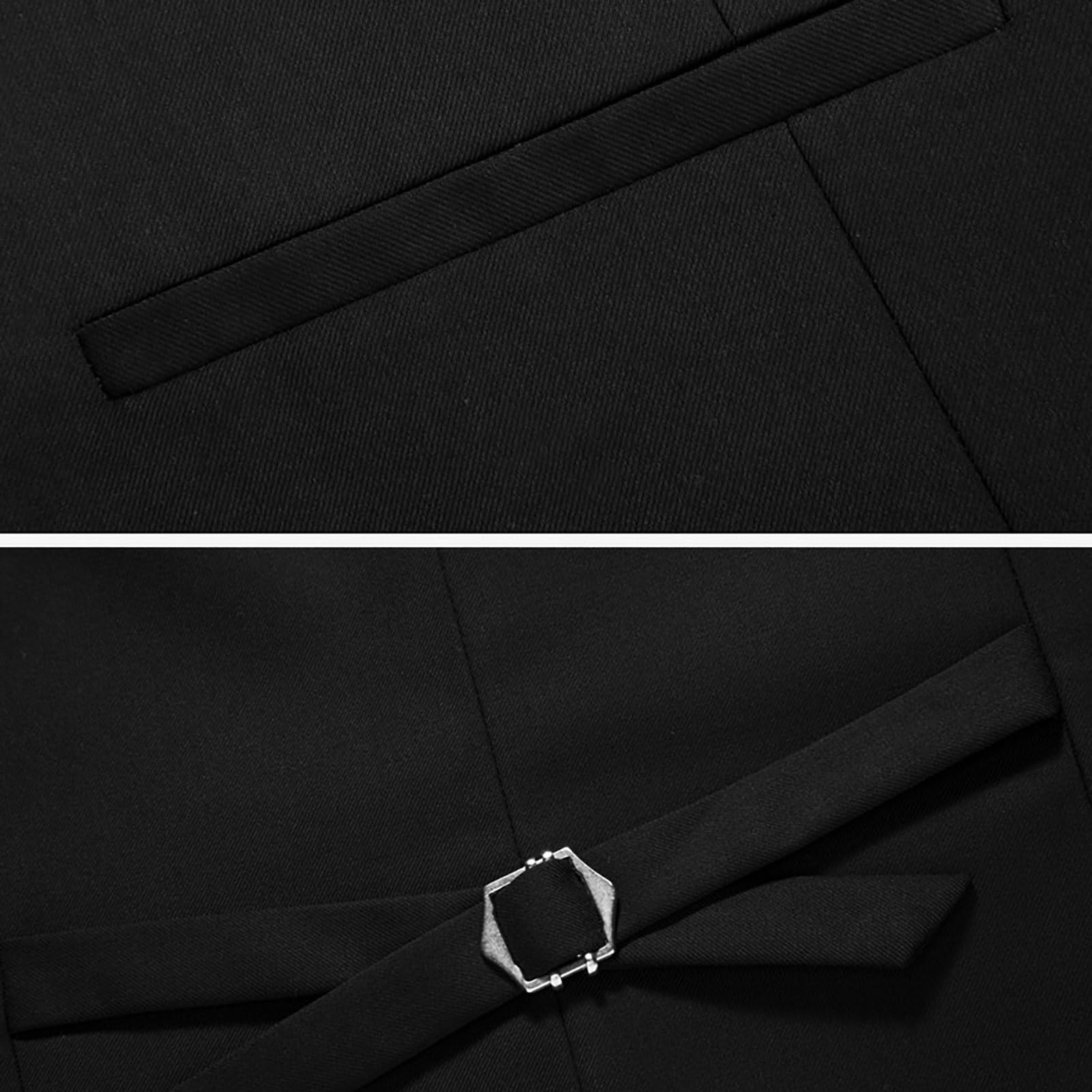Gilet Estivo Da Uomo Per Taglie Forti E Alte, Classico Gilet Monopetto Da Matrimonio, Gilet Leggero Da Lavoro