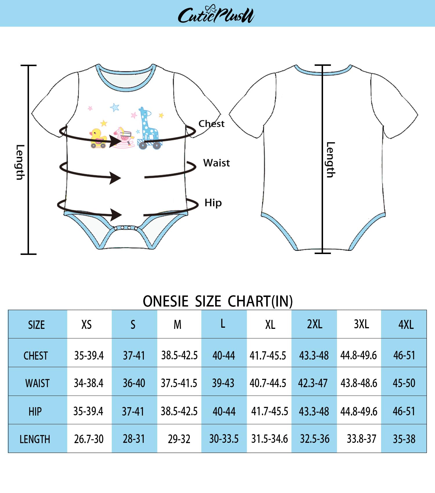CutiePlusU Combinaison Homme en Coton à Boutons à l'entrejambe – Body Une-Pièce Adulte pour Homme avec Imprimé