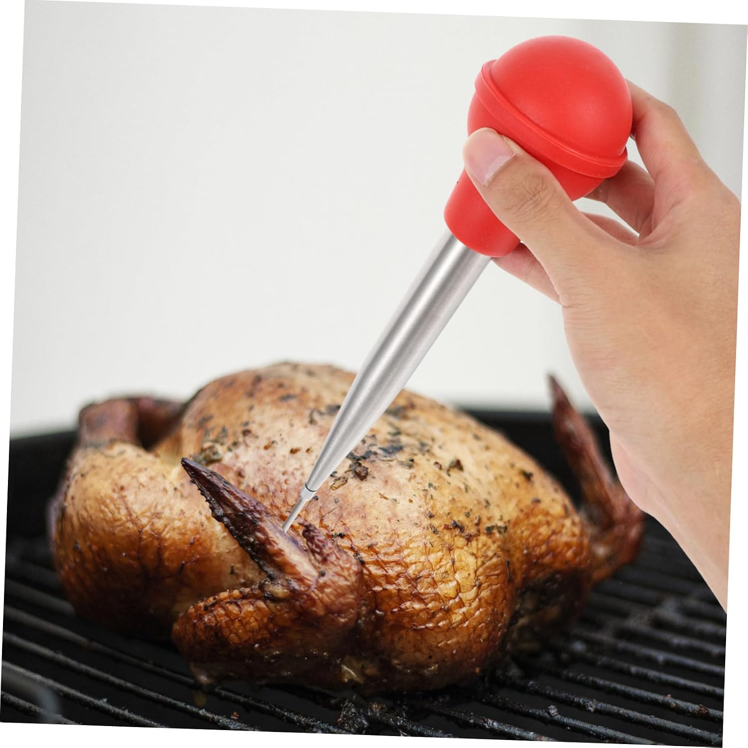 1set Turkey Injector Basting Tube for Bbq Marinade Injection and Flavor Enhancement for Meat Poultry and Fish