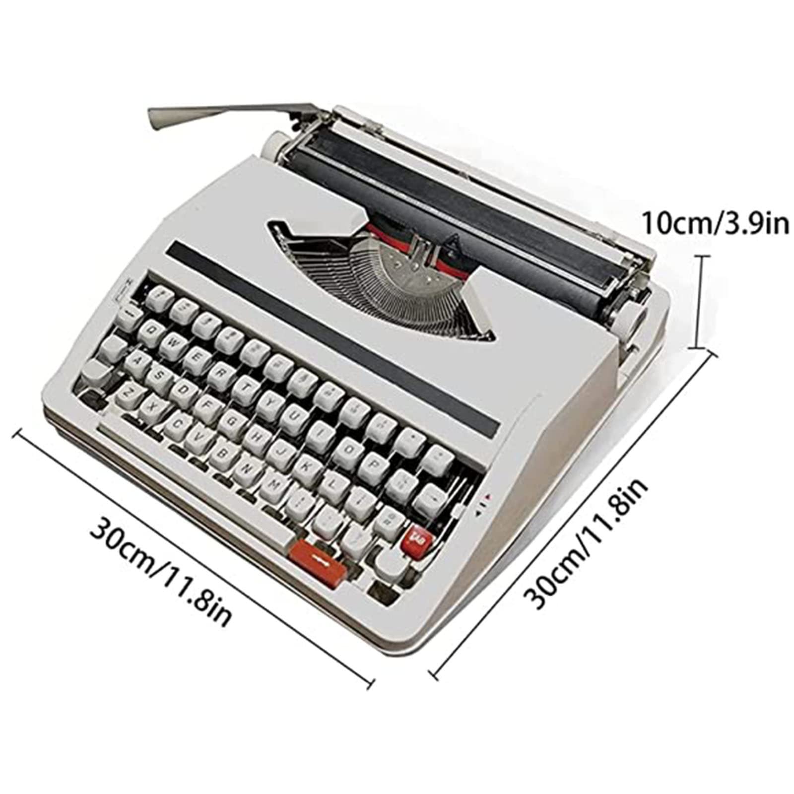 Macchina da Scrivere Vintage, Macchina da Scrivere Inglese Manuale Meccanica, Macchine da Scrivere Portatili di Ispirazione retrò per Scrivere Lettere E Lavori Manuali