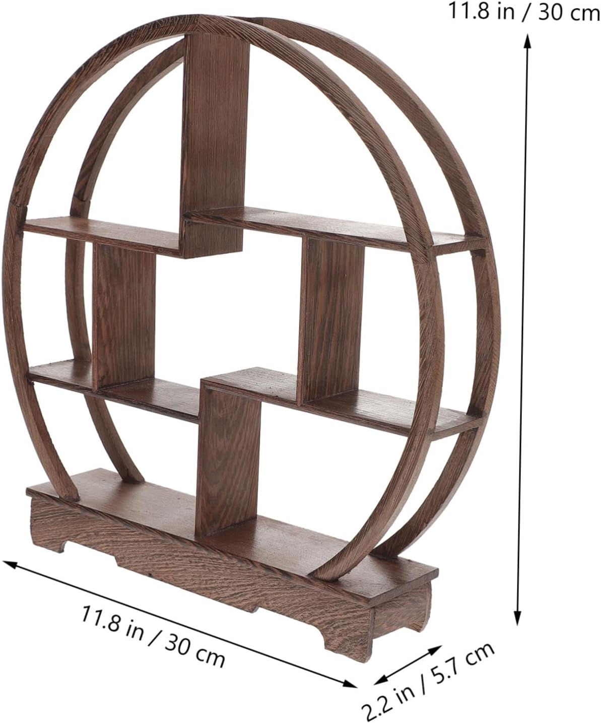 Retro Craft Shelf Solid Wood Vintage Display Antique Style No Decorations