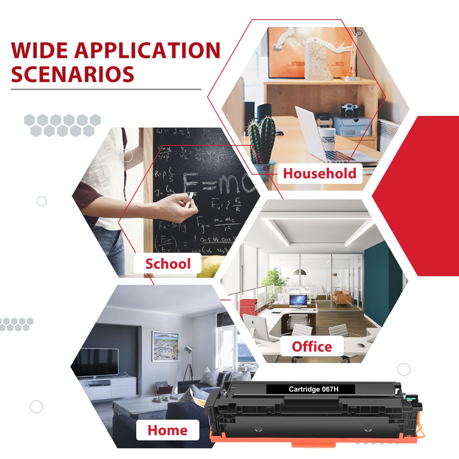 Amazon.co.jp: 067 067H トナーカートリッジセット MF656Cdw MF654Cdw