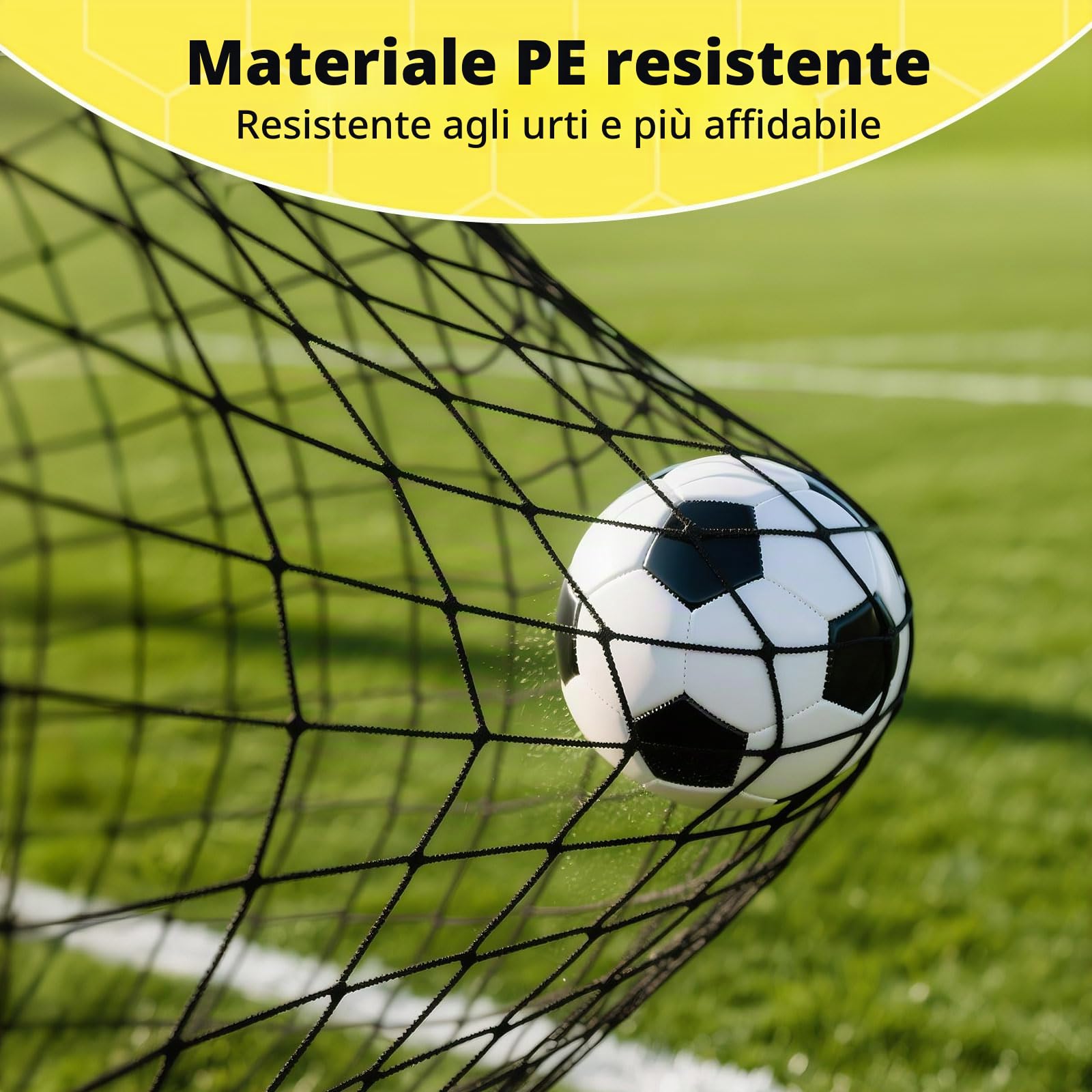 MoKo Porta da Calcio per Giardino, Pop-Up Rete da Calcio di Grandi con Pannello Bersaglio, Attrezzatura di Allenamento Portatile per Bambini, Gioco Sportivo Esterno