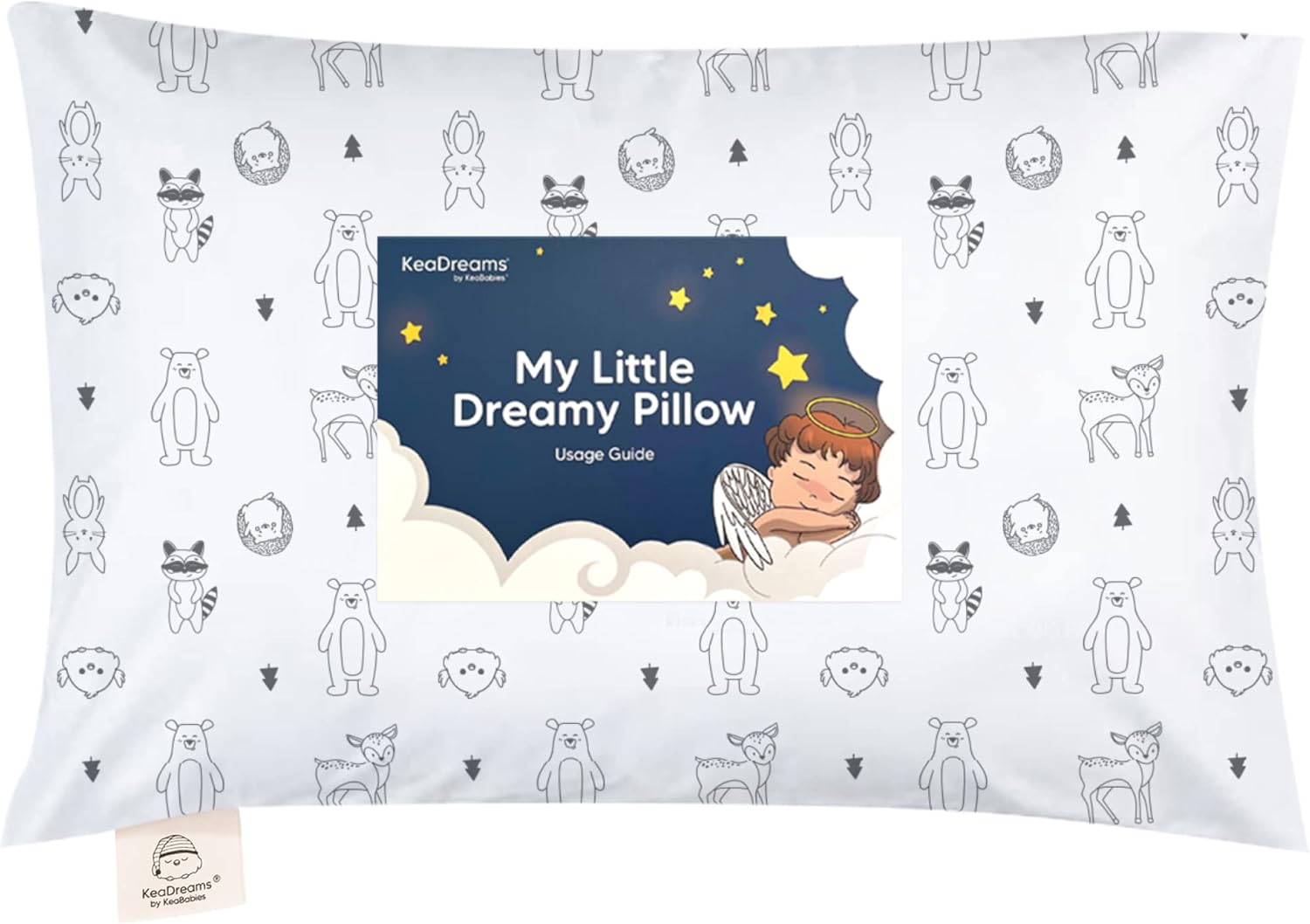Toddler Pillow with Pillowcase My Little Dreamy Pillow Organic