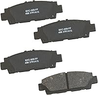 Vista 80 de Pastillas de freno traseras cerámicas Bendix Premium SBC1337 para Cadillac CTS 2014-2008, SRX 2016-2010, Chevrolet Camaro 2015-2010, Saab 9-4X 2011