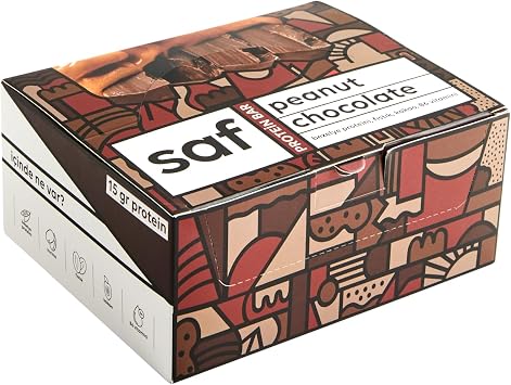 النقي الفول السوداني الشوكولاته عالية البروتين بار 50 غرام × 12