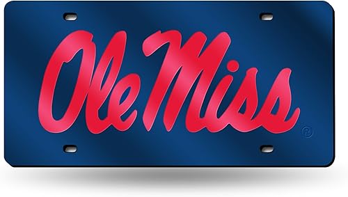 Miniatura 981 de Rico Industries Placa de matrícula de metal con incrustaciones láser de Florida Gators de la NCAA plateado,Alternativo,Negro -,Negro/Plata,Azul,azul