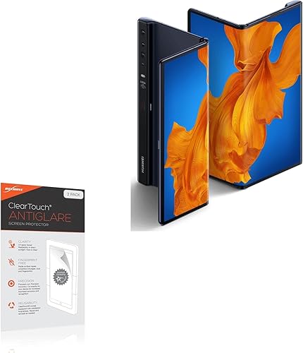 BoxWave Protector de pantalla compatible con Huawei Mate Xs  ClearTouch Anti-Glare (2 unidades), antihuellas mate para Huawei Mate Xs