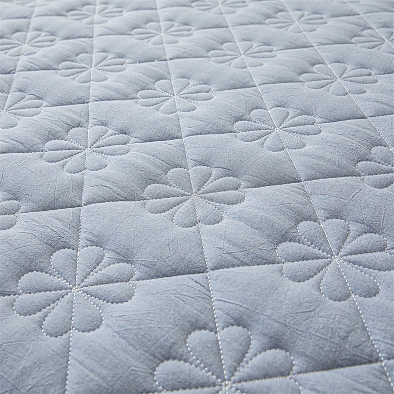 Matratzenbezug 140 x 200/180 x 200/120x200/160x200 aus Mikrofaser mit Reißverschluss, Matratzenschoner All inklusive(Blau,120x200x25cm)