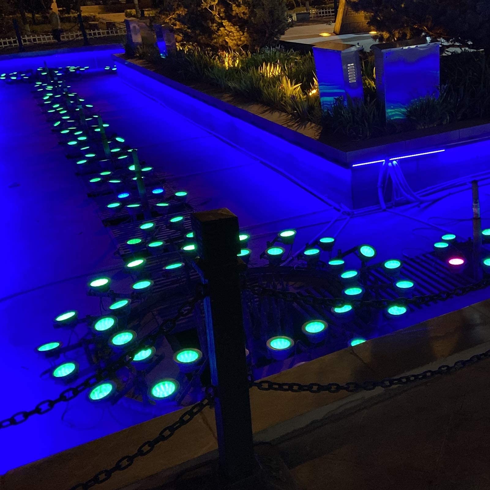 Led-Unterwasser-Teichbeleuchtung – Ringbrunnen-Led-Lampe – Led-Brunnenlicht-Teichbeleuchtung – 24 V Wasserdichte Ip68-Unterwasser-Poolbeleuchtung – Komplette Edelstahl-Landschaftsleuchte – Für Hotel