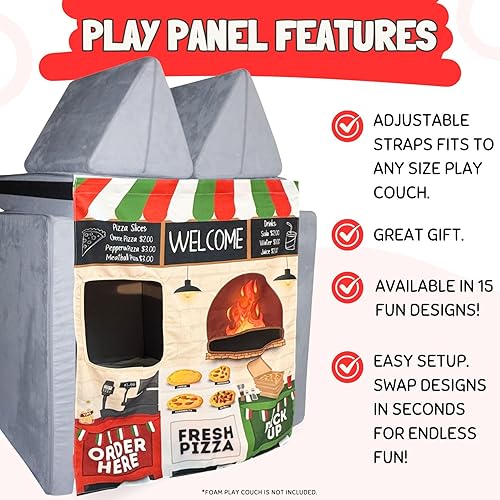 Miniatura 48 de Couch Swag Panel de juego para sofá de espuma para niños, sofá infantil (heladería)