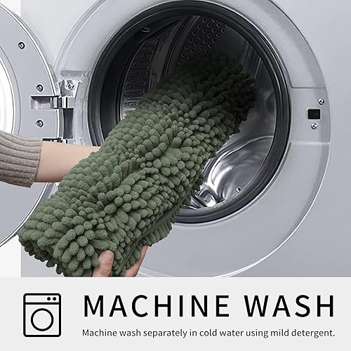 Miniatura 7 de Easy-Going Alfombras de baño antideslizantes y suaves para bañera, ducha, baño, sala de estar, dormitorio, bebé, juego de mascotas, tapete para