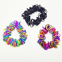 Vista 2 de Paquete de 3 pulseras elásticas para la ansiedad para recoger la piel, juguetes para aliviar la ansiedad, terapia para tricotilomanía