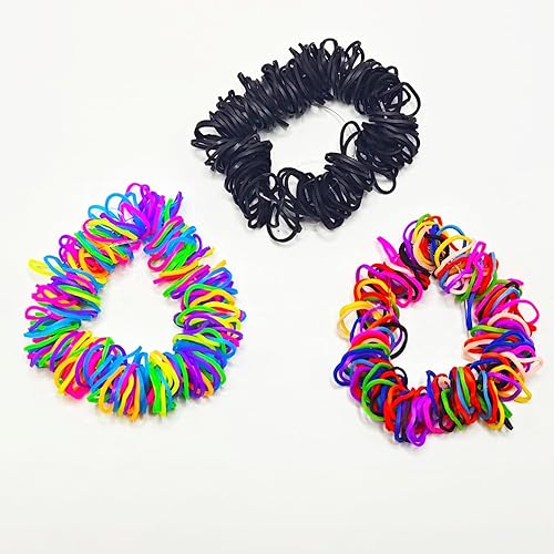 Miniatura 2 de Paquete de 3 pulseras elásticas para la ansiedad para recoger la piel, juguetes para aliviar la ansiedad, terapia para tricotilomanía