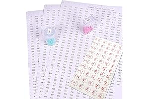 546 Art Labels Self Adhesive Numbered Color Stickers for Adults Kids