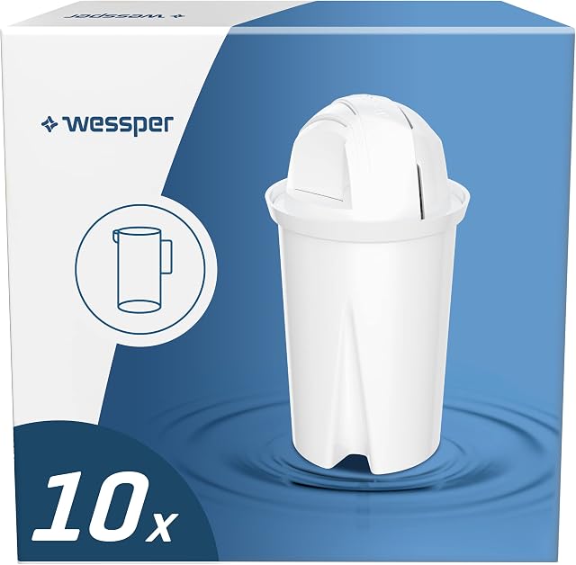 Wessper AquaClassic wkłady filtrujące kompatybilne z Brita Classic, Dafi Classic  opakowanie 10 sztuk