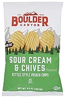 Vista 24 de Boulder Canyon Papas fritas - Hickory BBQ (1.5 oz/Caja de 55)