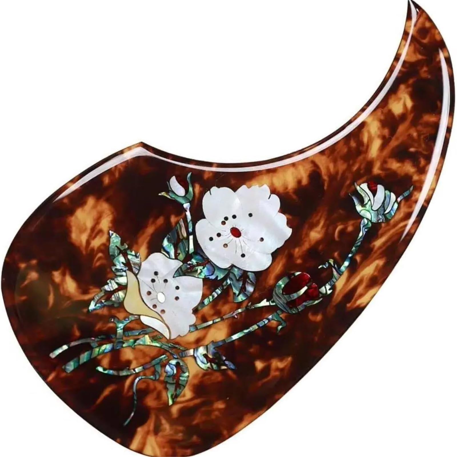 Uniwersalna osłona pickguardu do gitary akustyczne Pickguard do gitary akustycznej celuloid części profesjonalne(Right Pickguard)